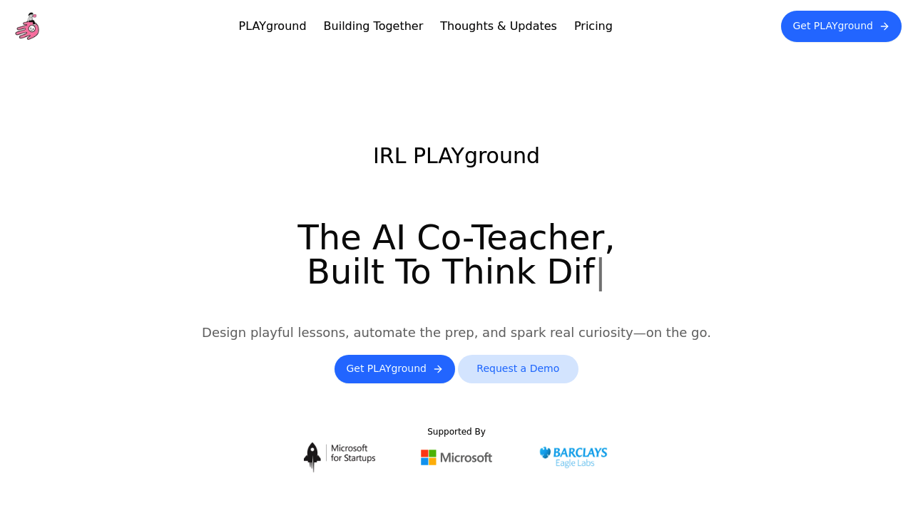 IRL PLAYground screenshot