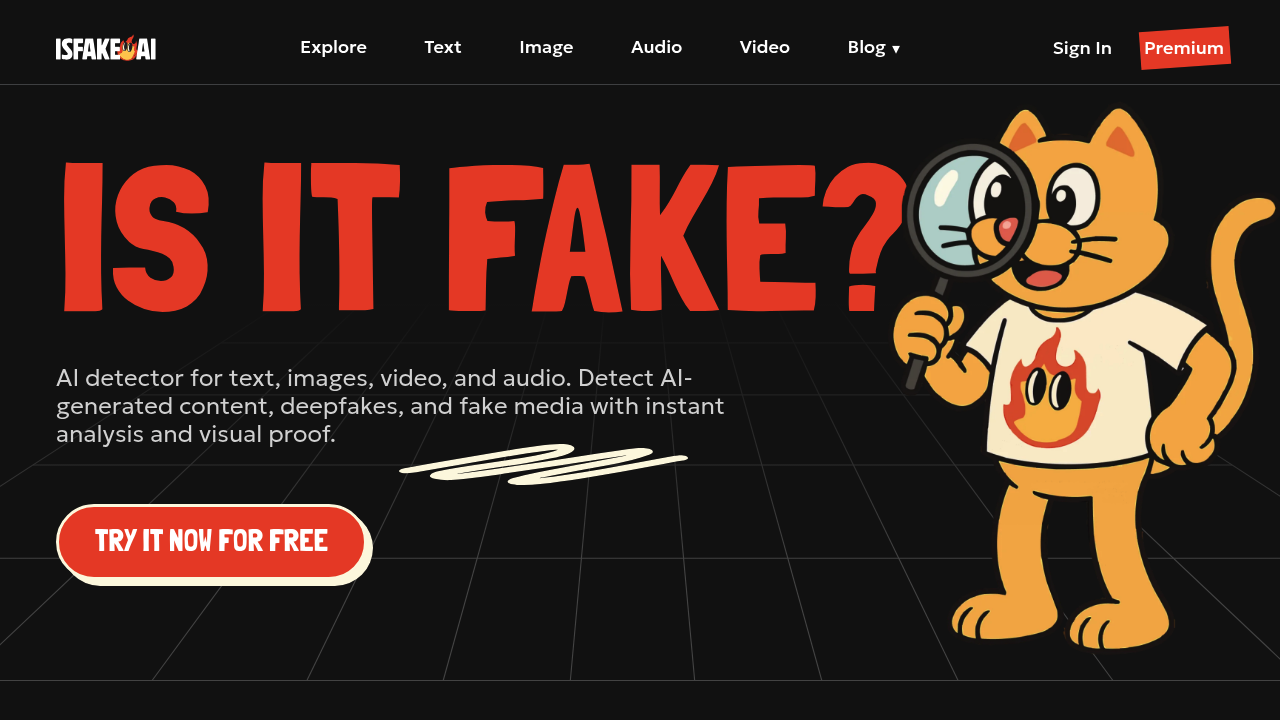 isFake.ai screenshot