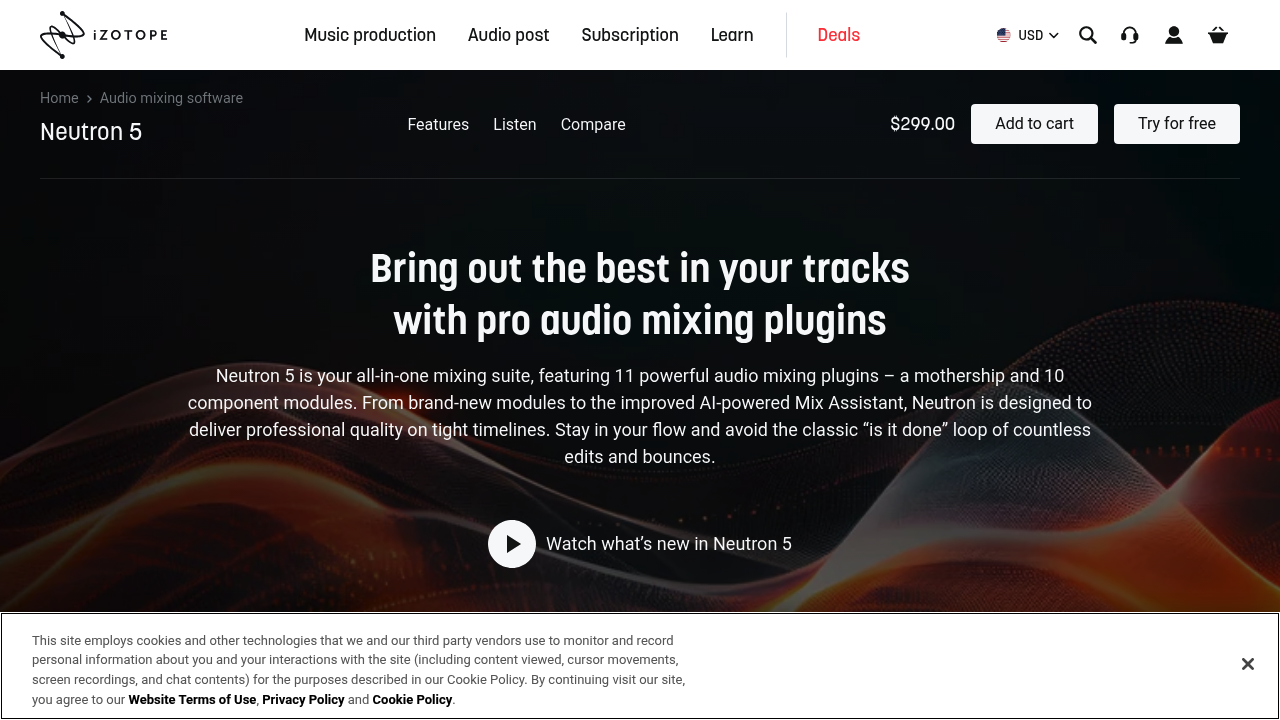 iZotope Neutron screenshot