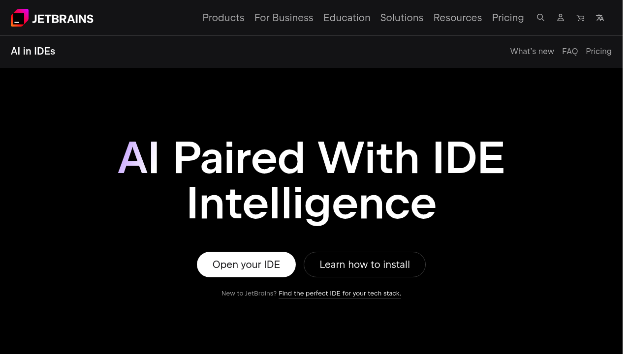 JetBrains AI Assistant screenshot