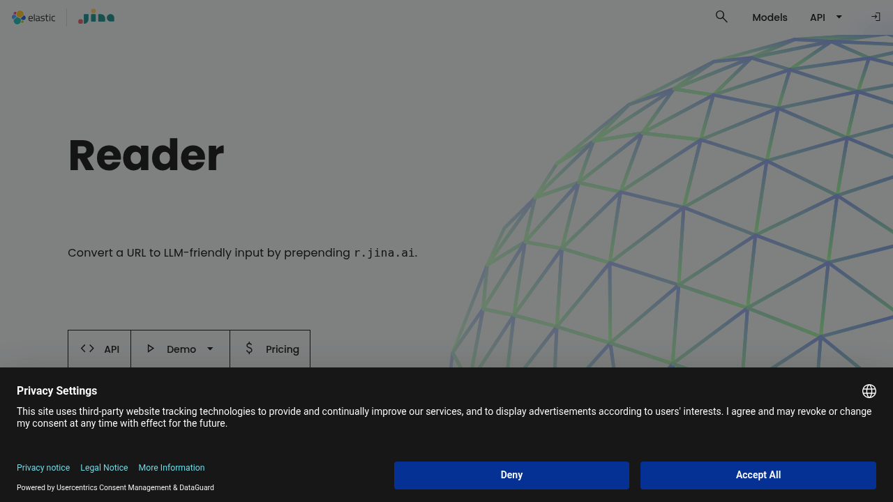 Jina Reader screenshot