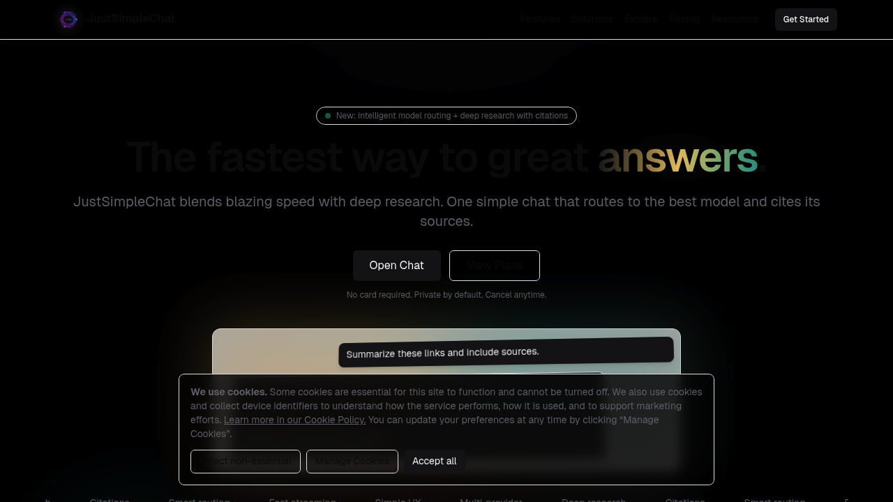 JustSimpleChat screenshot