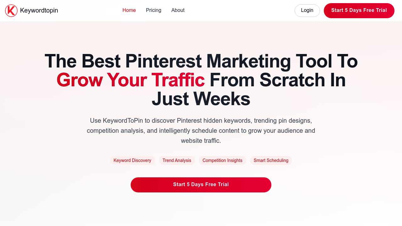 KeywordToPin screenshot
