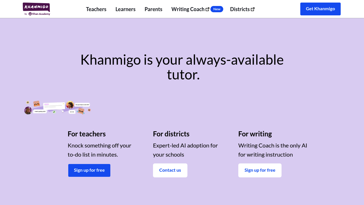 Khanmigo screenshot