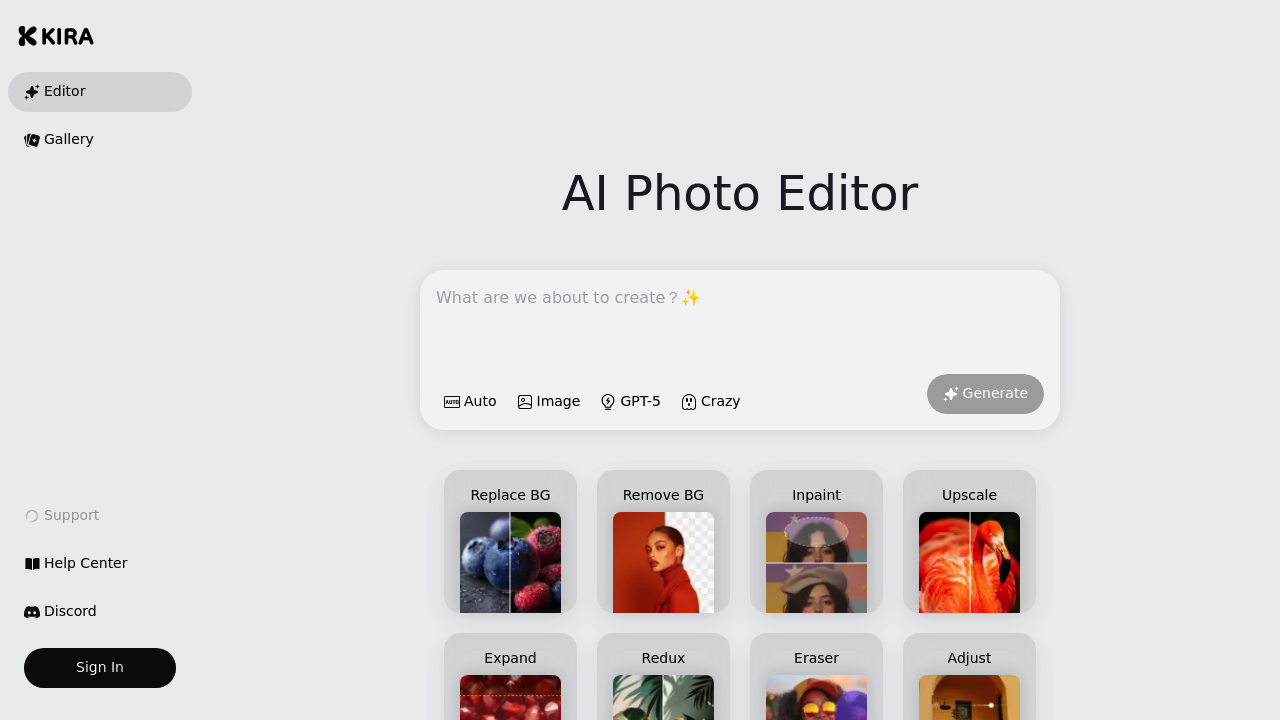 Kira Generator screenshot