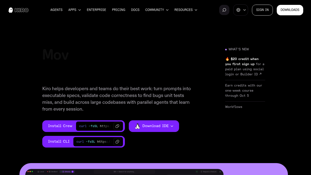 Kiro screenshot