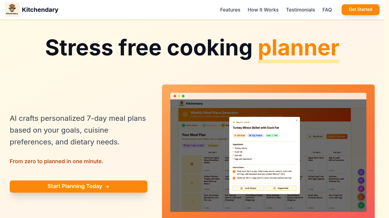 Kitchendary screenshot
