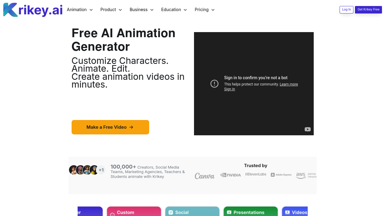 Krikey AI screenshot