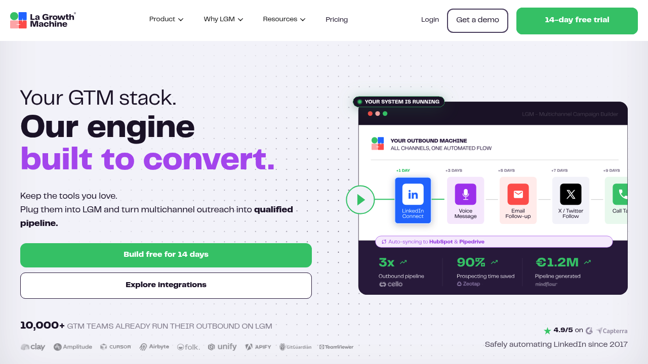 La Growth Machine screenshot