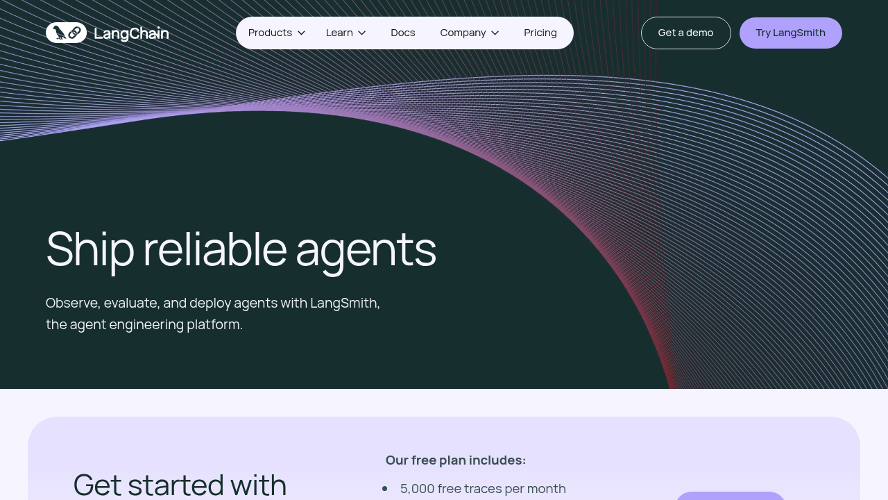 LangChain screenshot