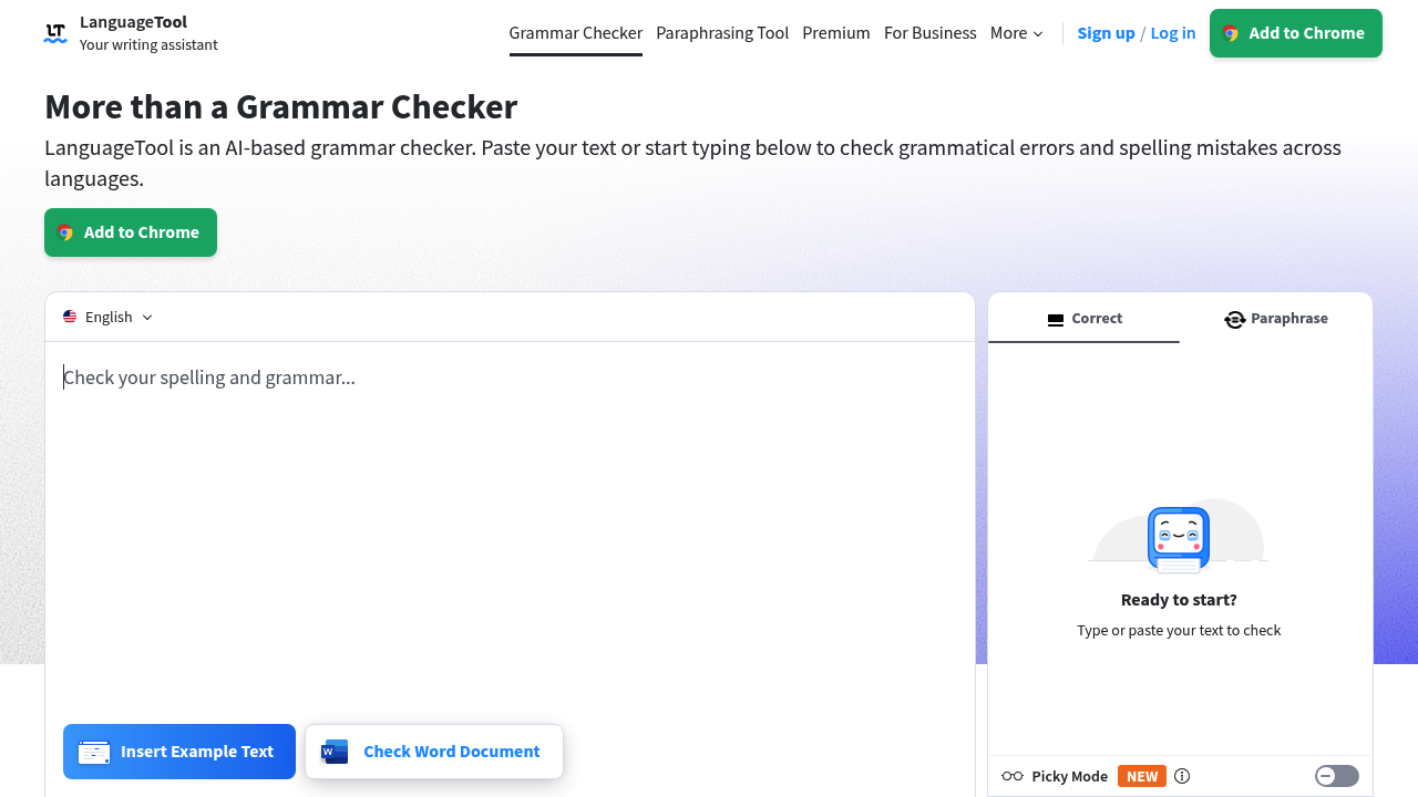 LanguageTool screenshot