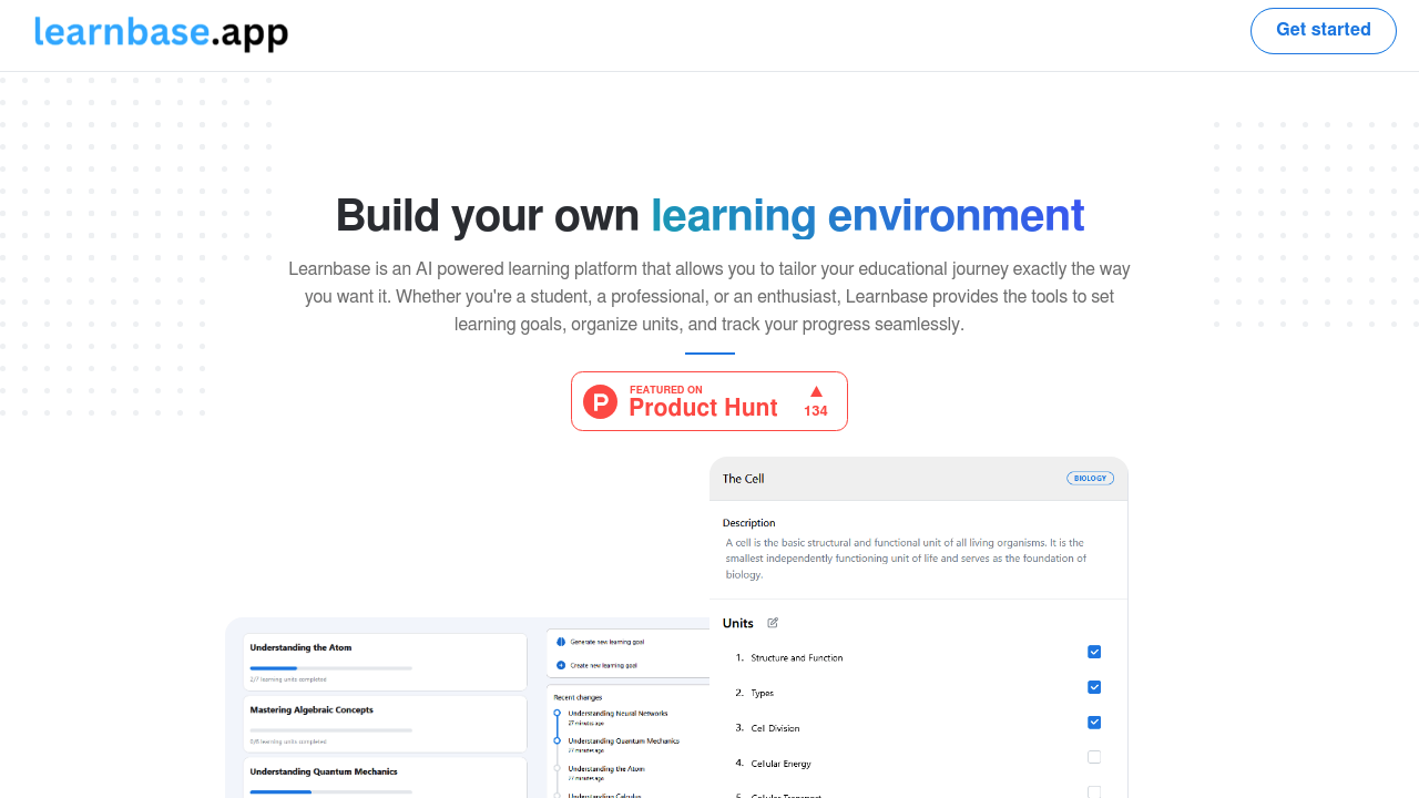 Learnbase screenshot