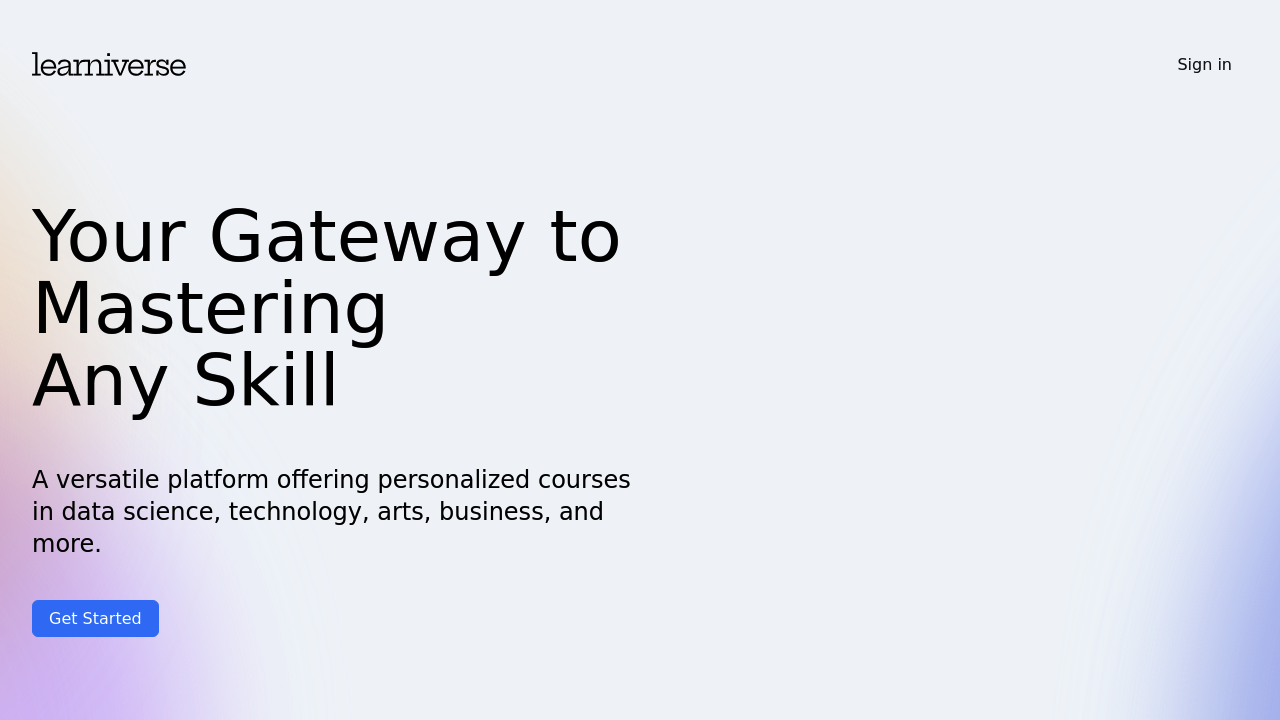 Learniverse screenshot