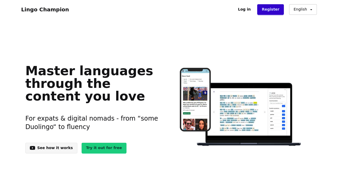 Lingo Champion screenshot
