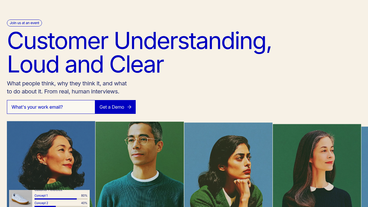 Listen Labs screenshot