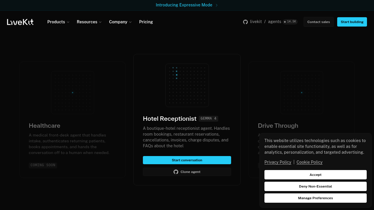 LiveKit Agents screenshot