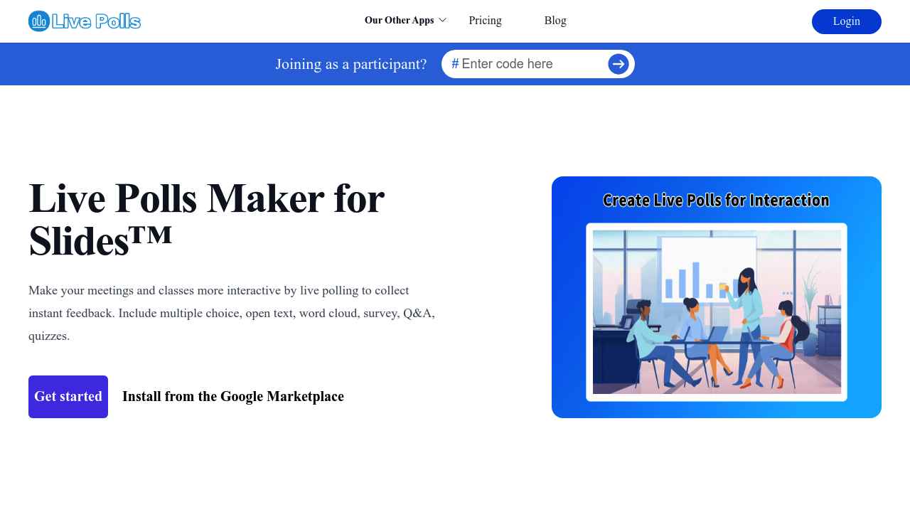 Livepolls Slide Generator screenshot