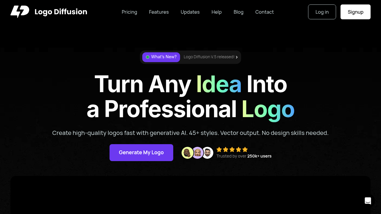 Logodiffusion screenshot