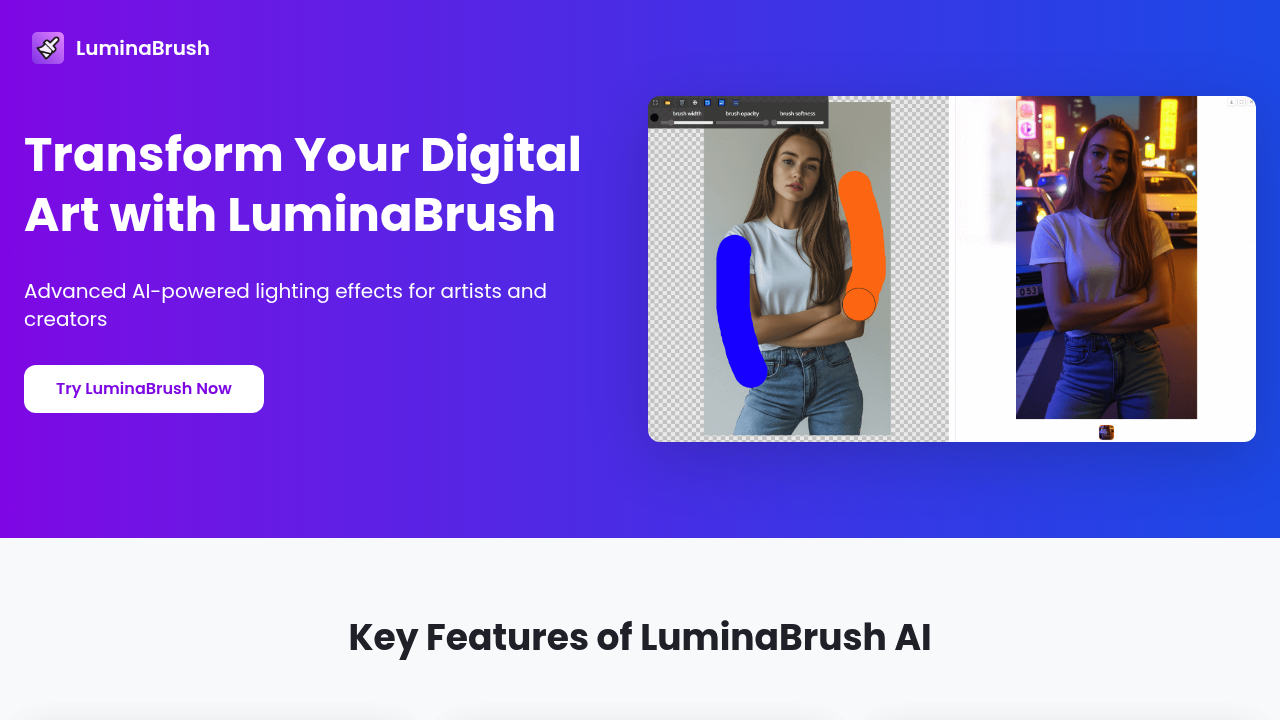 LuminaBrush screenshot