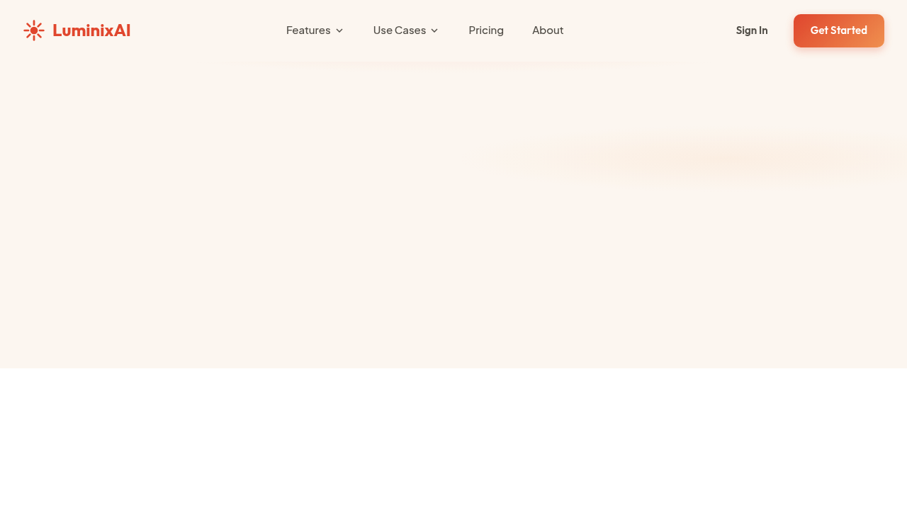 LuminixAI screenshot