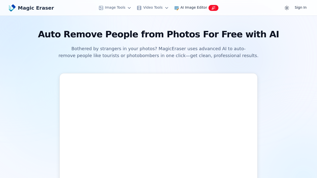 Background People Remover by Magic Eraser screenshot