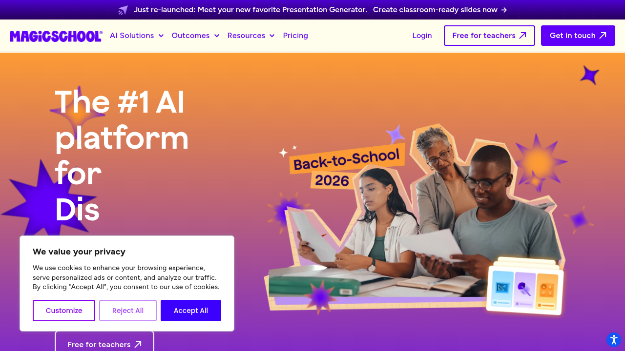 MagicSchool screenshot