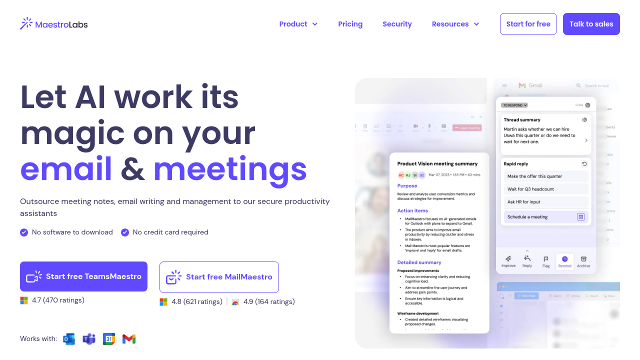 MailMaestro screenshot