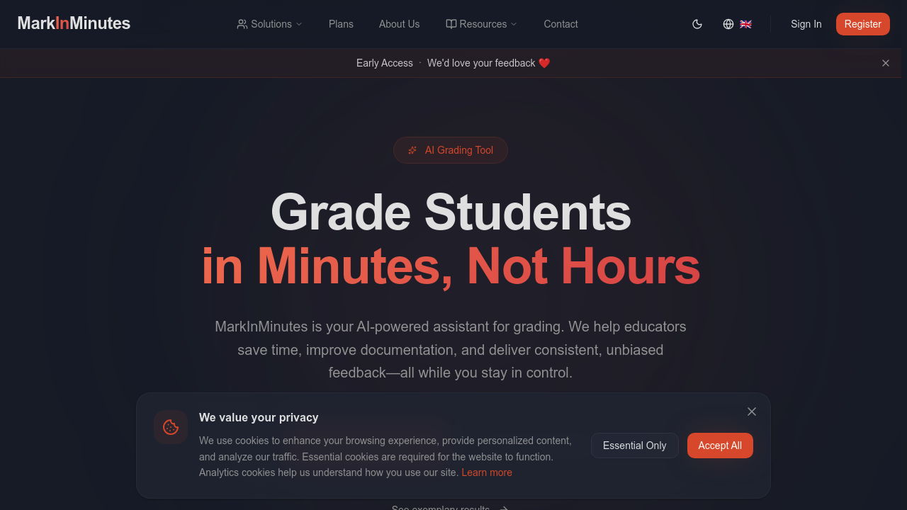 MarkInMinutes screenshot