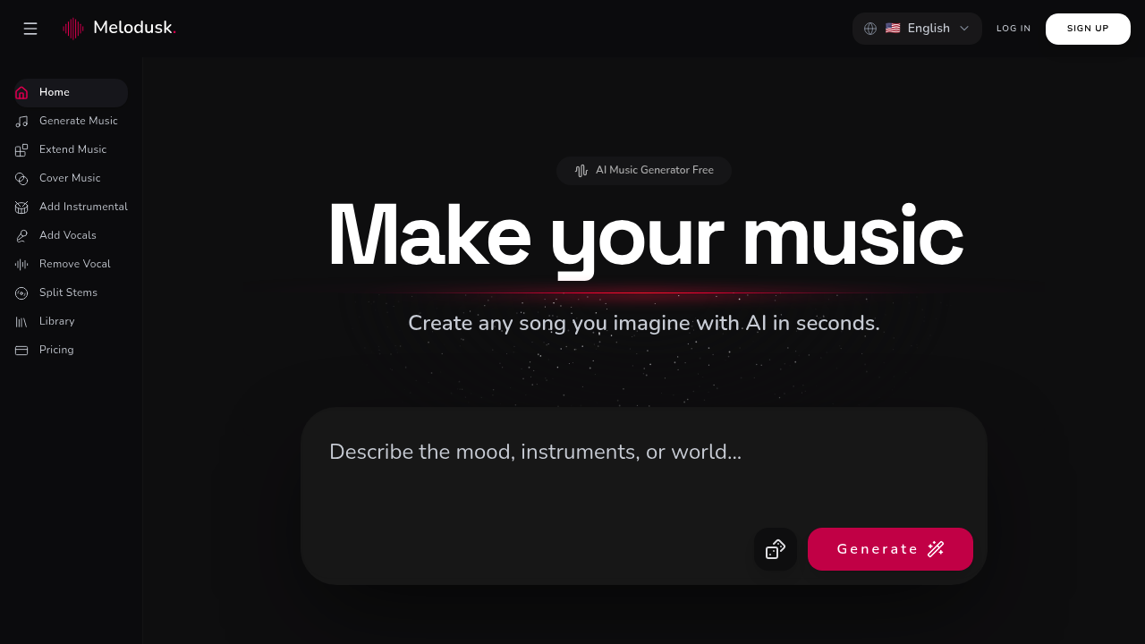 Melodusk - AI Music Maker screenshot