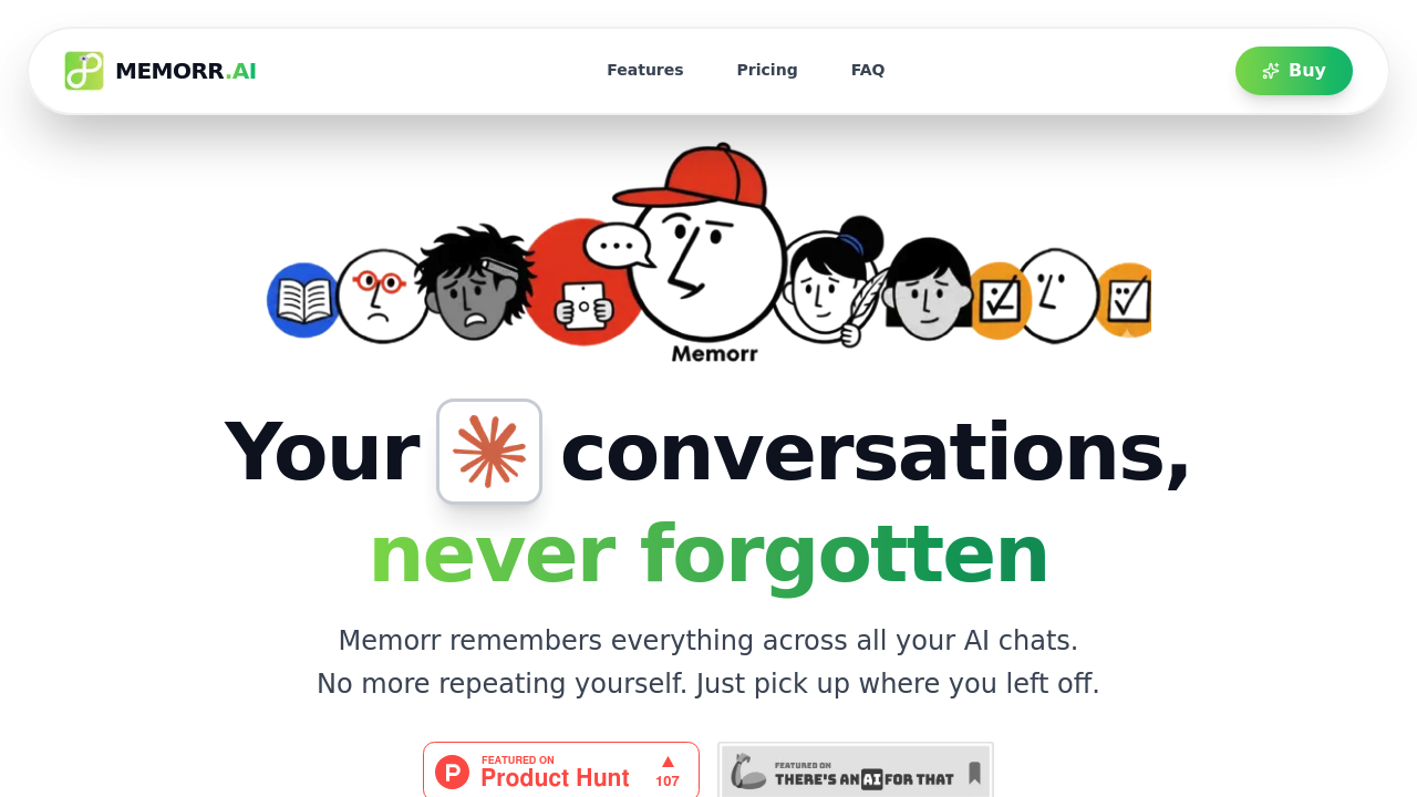 Memorr.AI screenshot