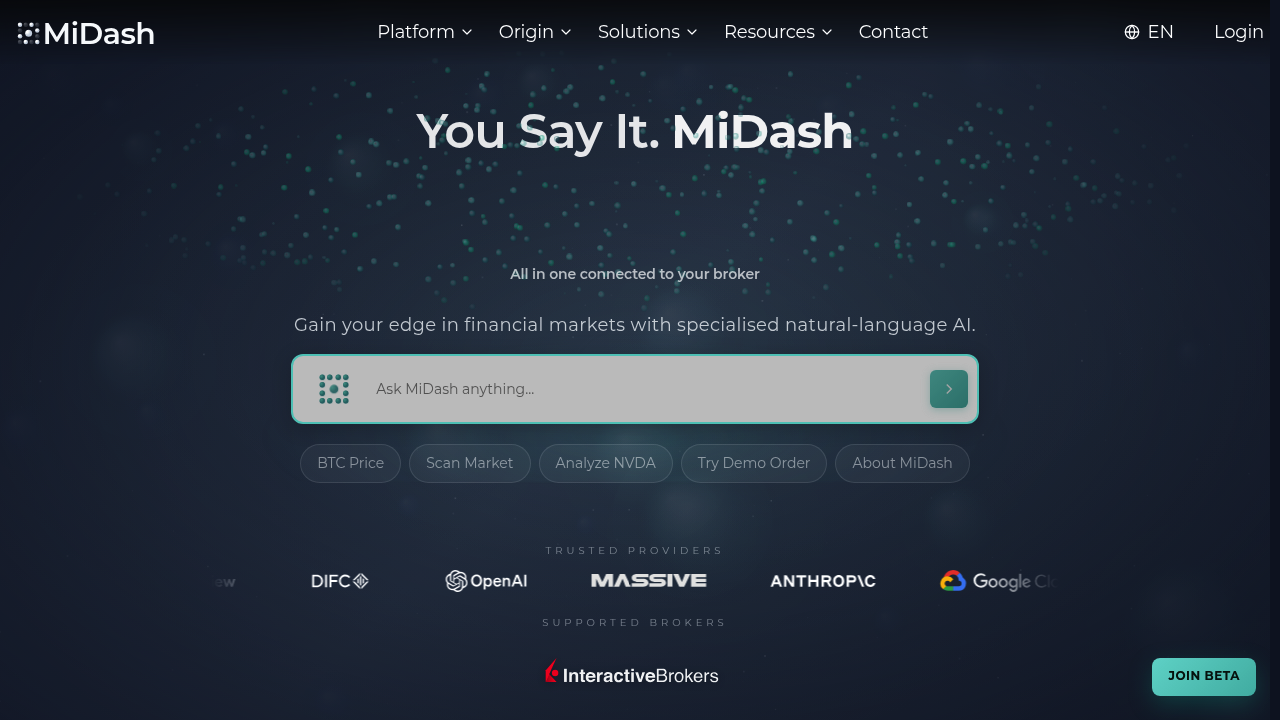 MiDash AI screenshot