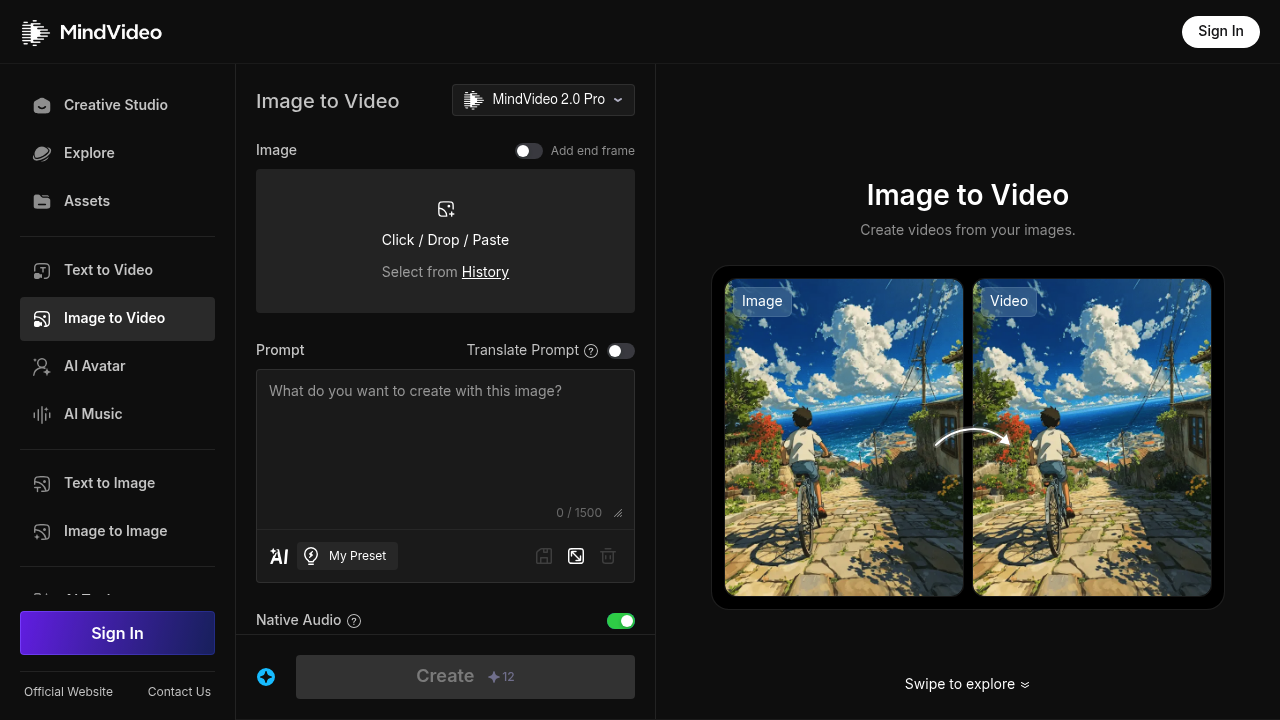 MindVideo screenshot