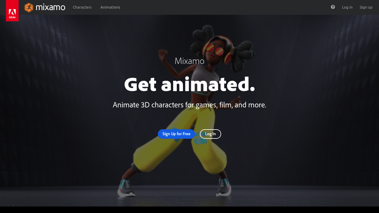 Mixamo screenshot
