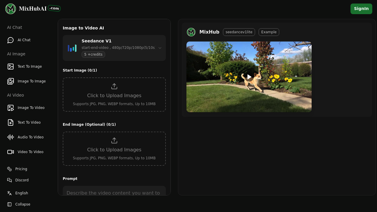 MixHub AI | Image to Video screenshot