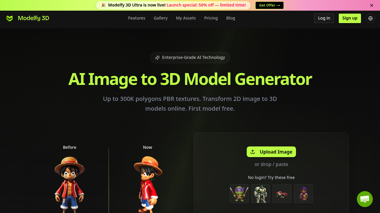 Modelfy 3D screenshot