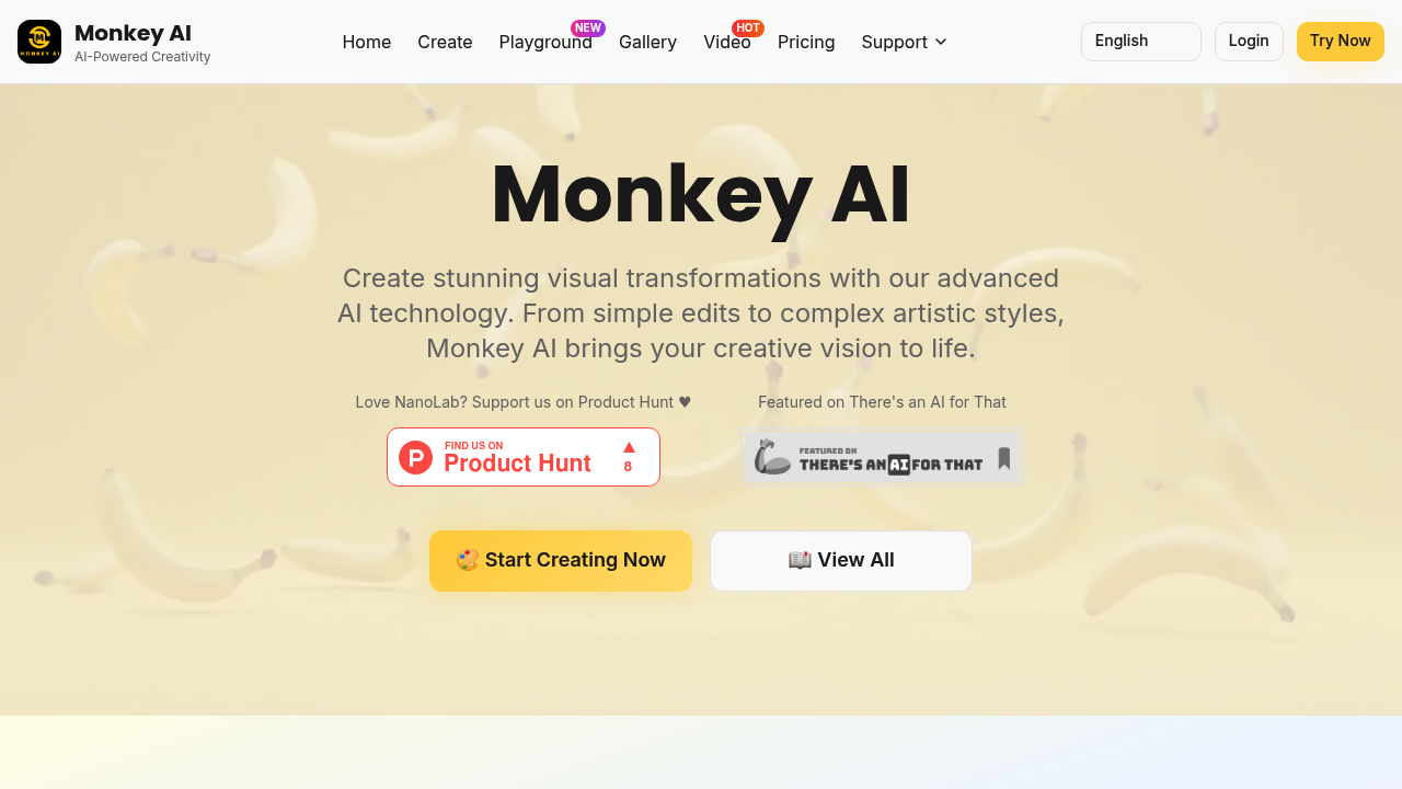 Monkey AI Image Generator screenshot