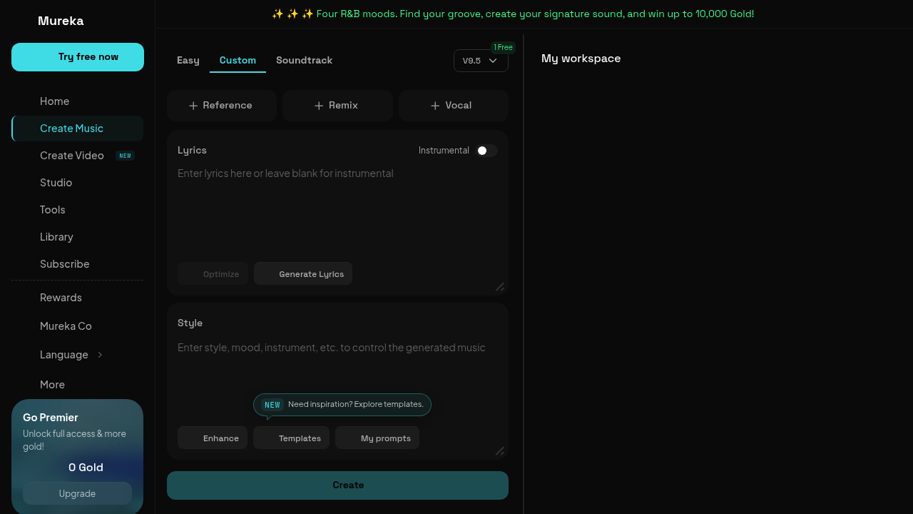 Mureka screenshot