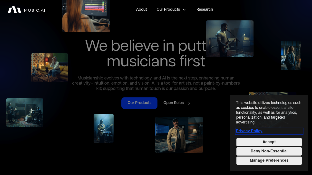 Music.AI screenshot