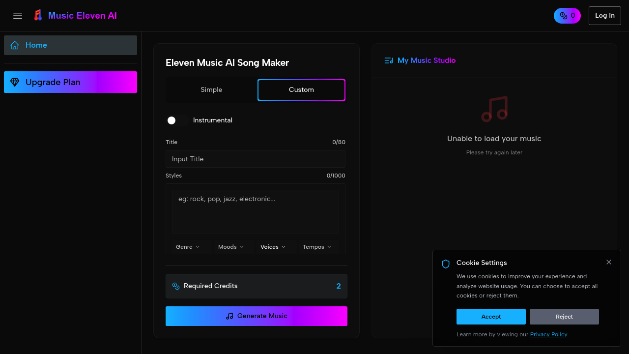 Music Eleven AI screenshot
