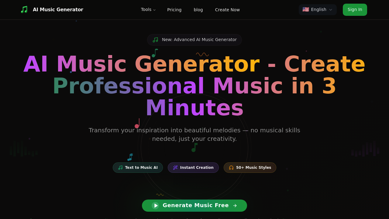 MusicGeneratorAI screenshot