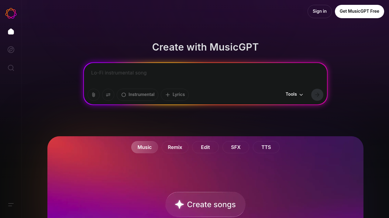 MusicGPT screenshot