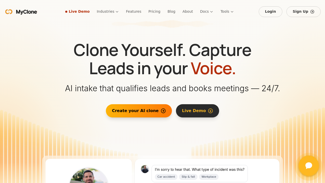 MyClone.is screenshot