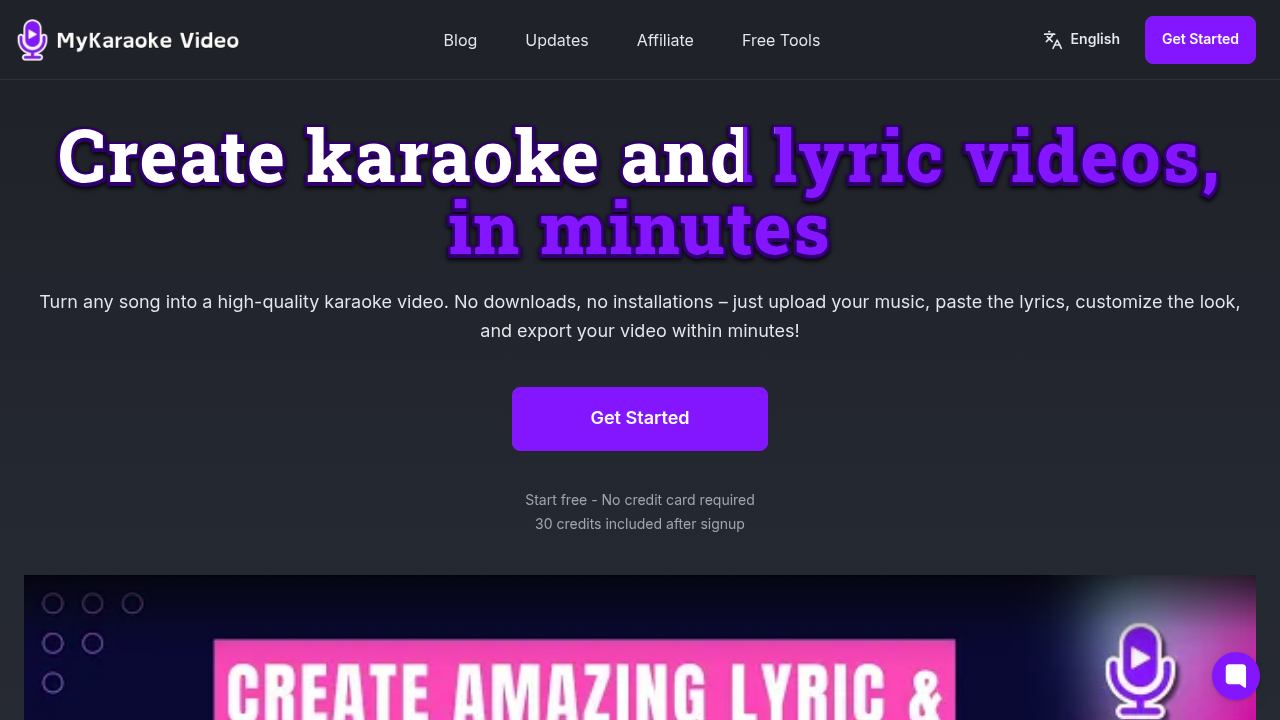 MyKaraoke Video screenshot