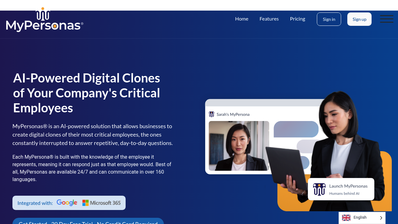 MyPersonas® screenshot