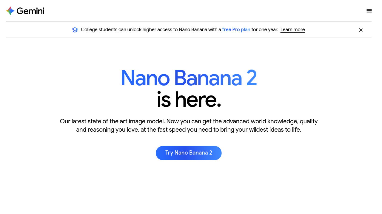 Nano Banana (Gemini Image) screenshot