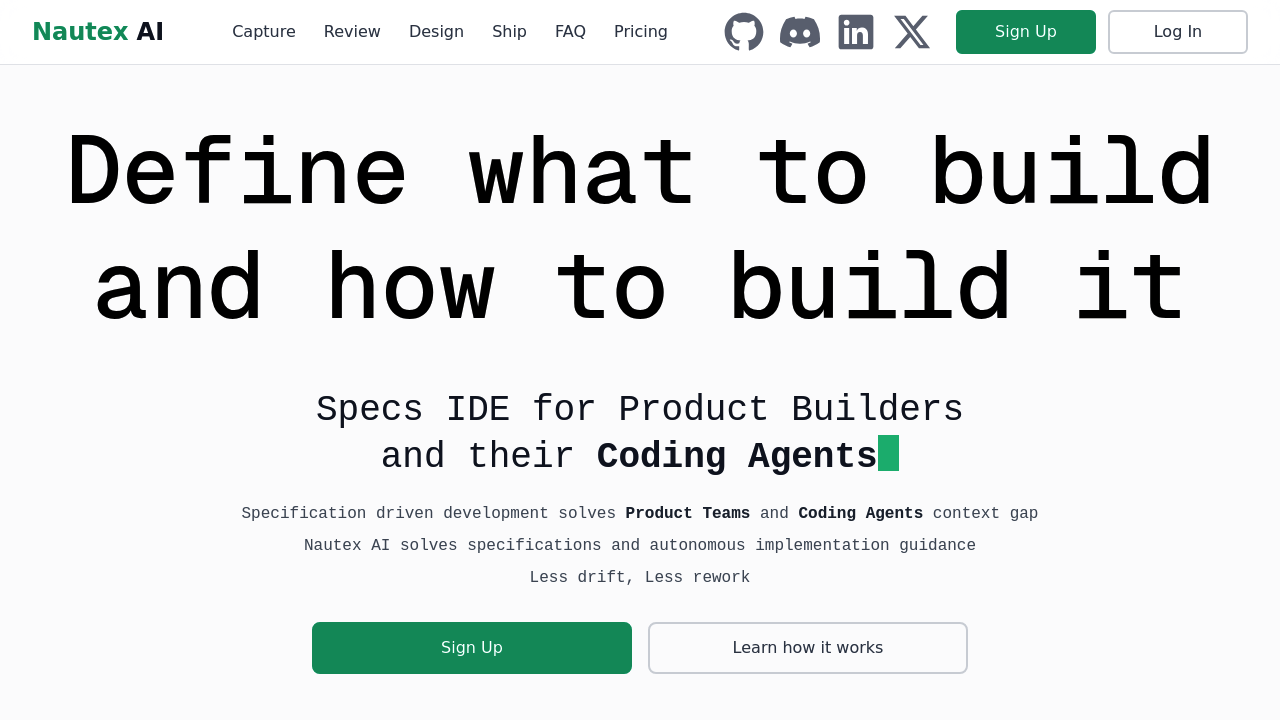 Nautex AI screenshot