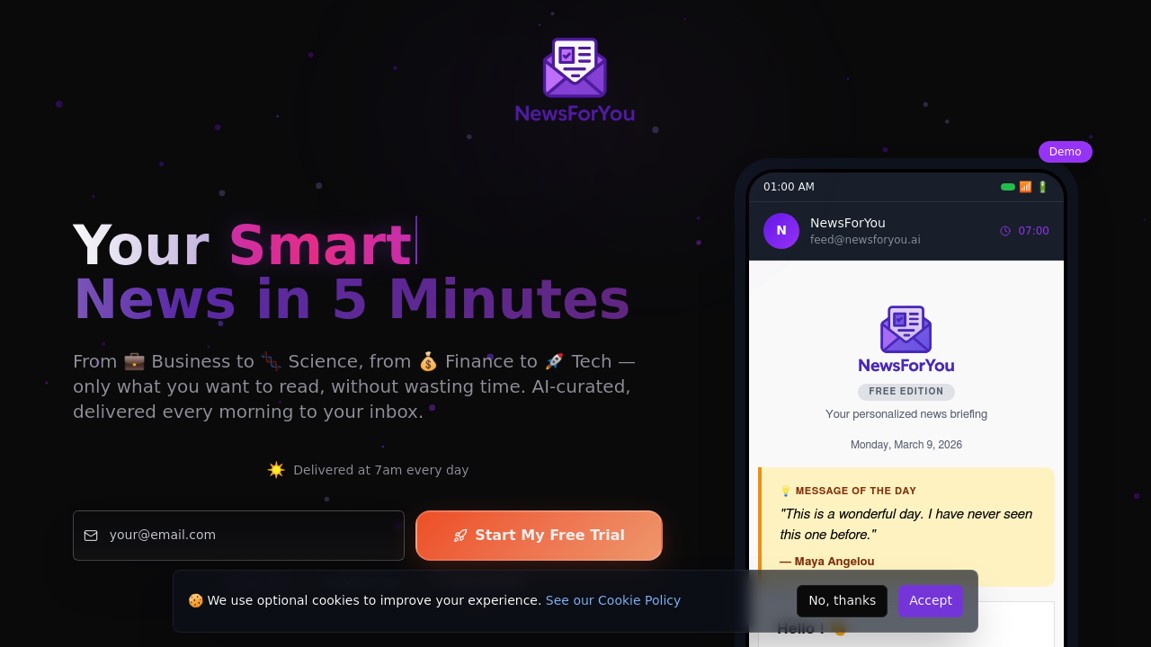 NewsForYou screenshot