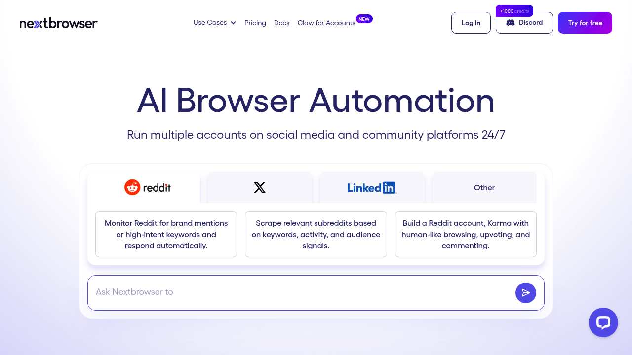 Nextbrowser screenshot