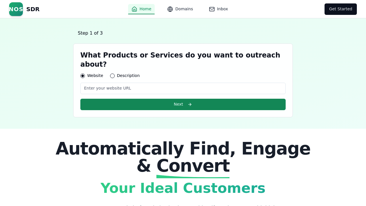 NOS Agent screenshot