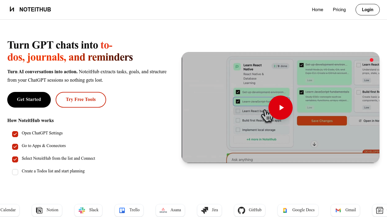 NoteitHub screenshot